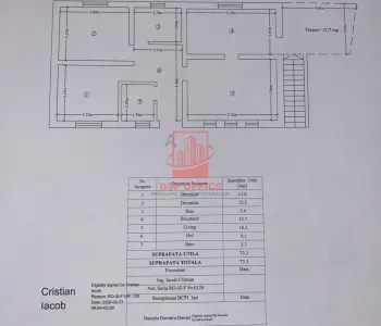 Casa plan Parter 3 camere D, 73mp utili in Visan / COMISON 0 - foto 15