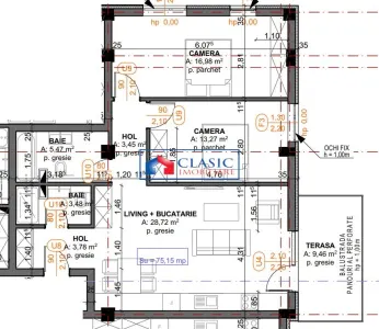Vanzare apartament 3 camere bloc nou Finisat 4 km de Auchan Iris, Cluj-Napoca - Cluj-Napoca