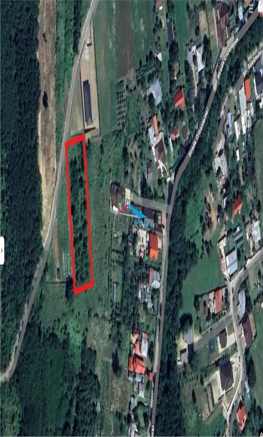 Teren intravilan de vânzare 1470mp în Hemeius, str Linistii - foto 1