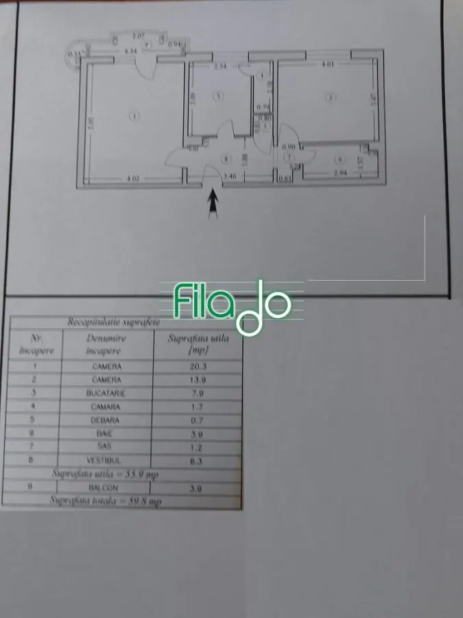 Apartament 2 camere Decebal, Piata Muncii - foto 1