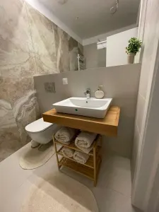 Apartament de inchriat 2 camere,gradina, parcare, Nusco City, NOU - foto 11