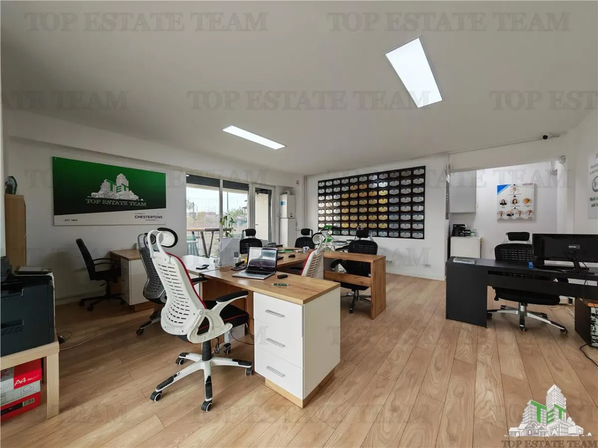 Spatiu modern de birouri la parter cu terasa 27 mp, Otopeni - foto 3