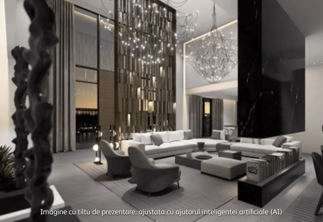 Casa de lux moderna cu 12 camere si piscina - Design minimalist inspirat din Miami | 1167 mp utili pe teren de 4000 mp - foto 12