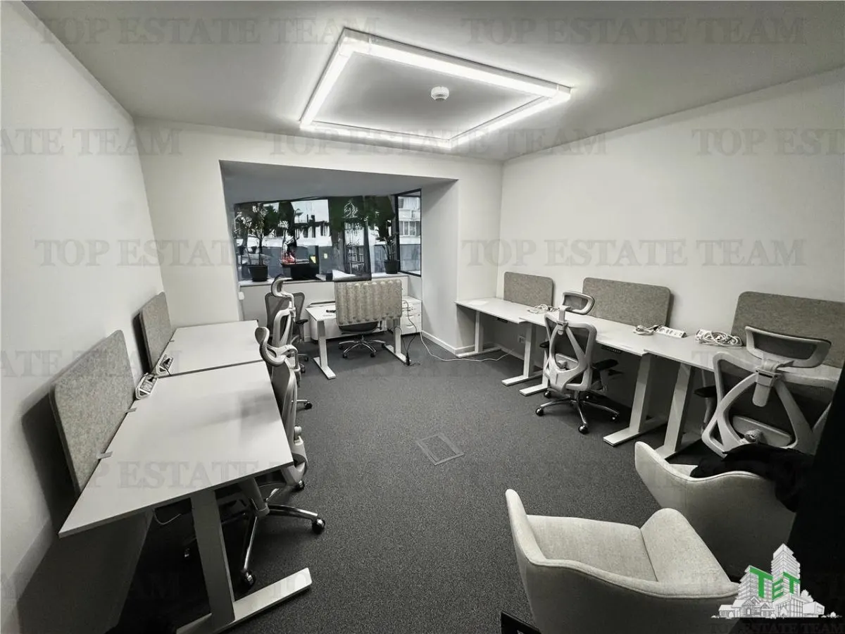 Spatiu comercial / office ultracentral de inchiriat complet utilat/recompartimentare la cerere  + parcari - foto 6
