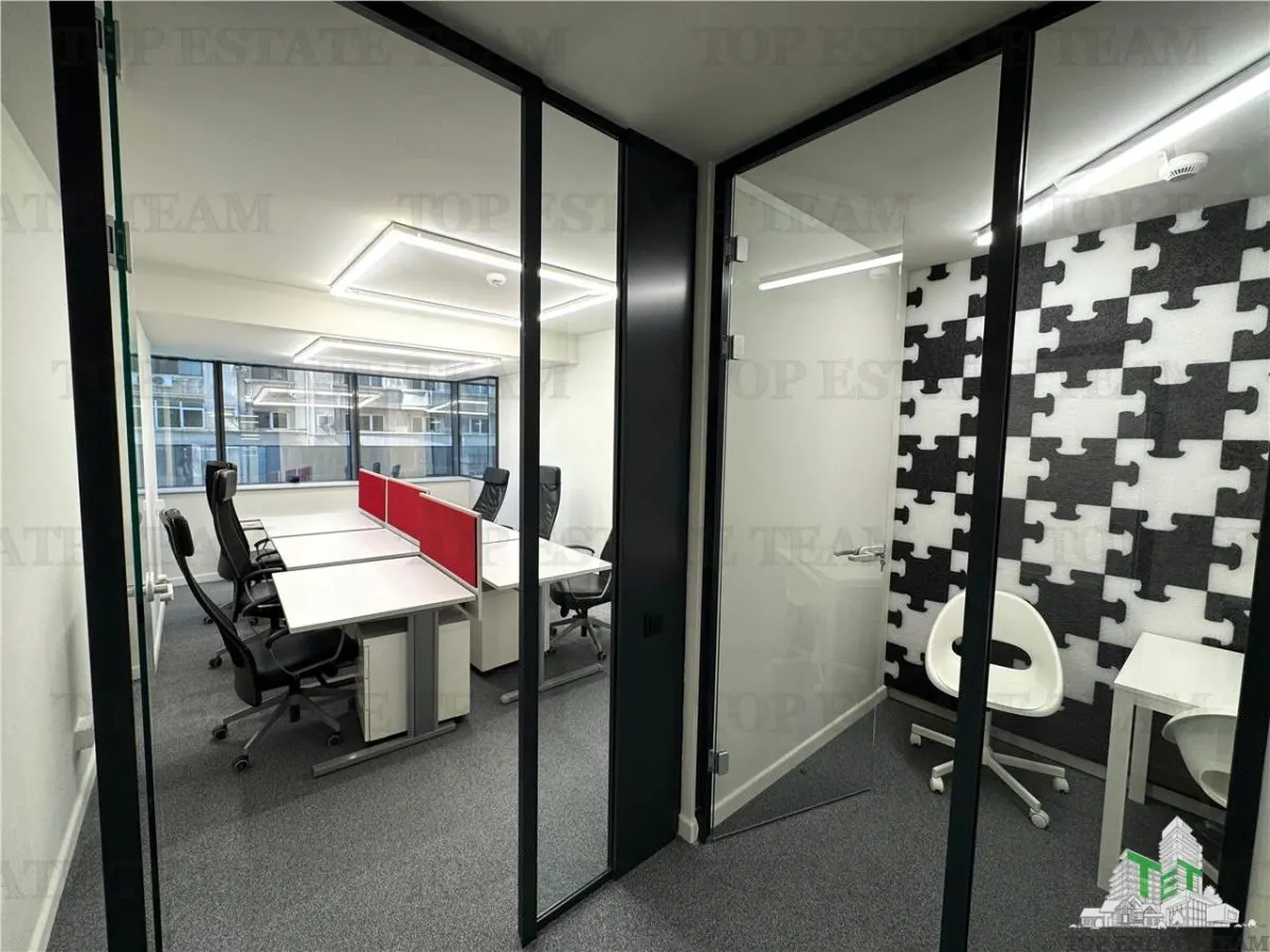 Spatiu comercial / office ultracentral de inchiriat complet utilat/recompartimentare la cerere  + parcari - foto 10