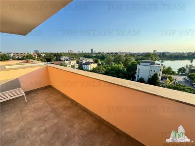 Penthouse cu 3 camere, 112 mp, vedere panoramica la Lacul Baneasa - foto 15