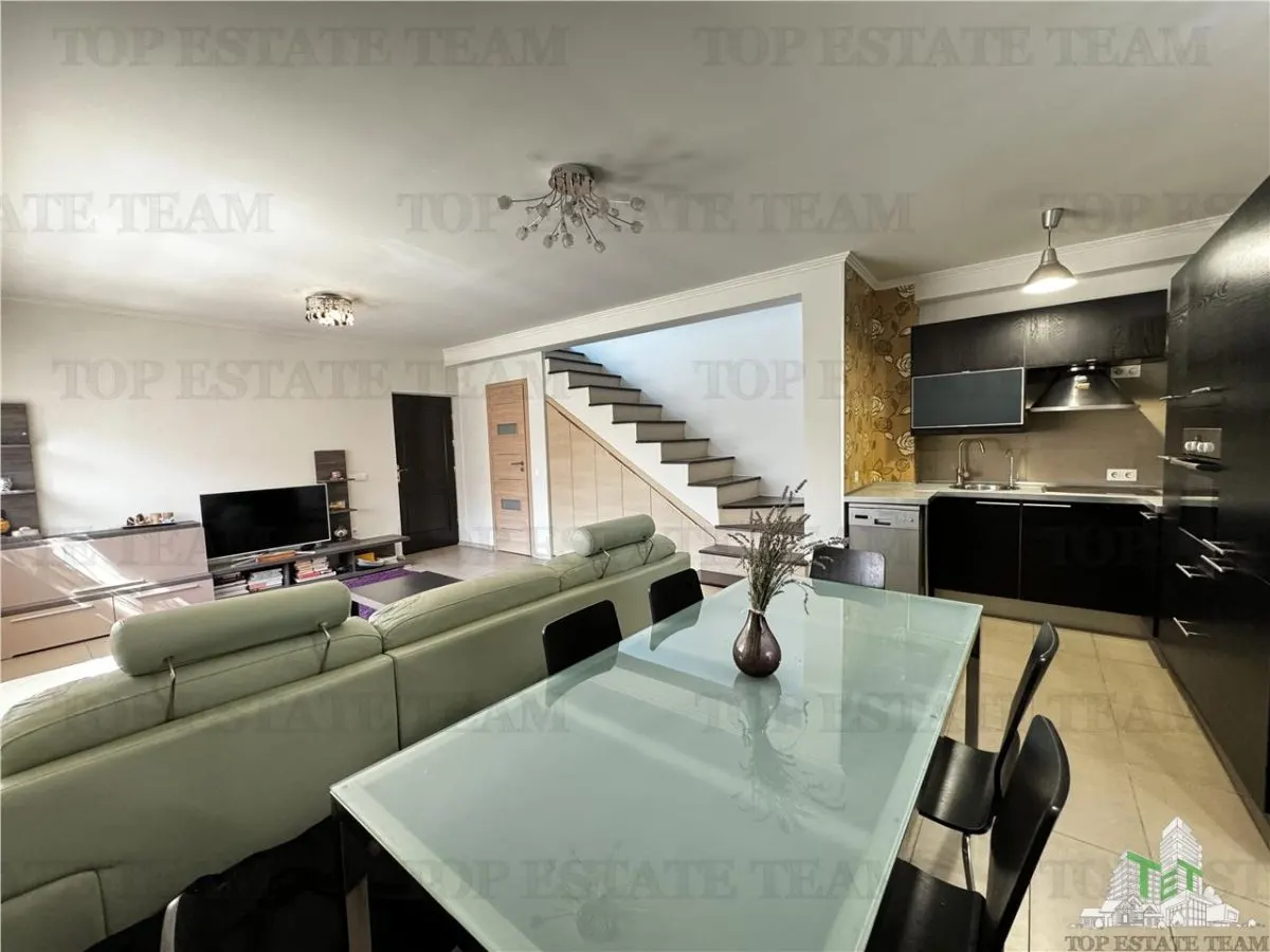 Duplex complet mobilat modern cu terasa si curte generoasa - foto 4