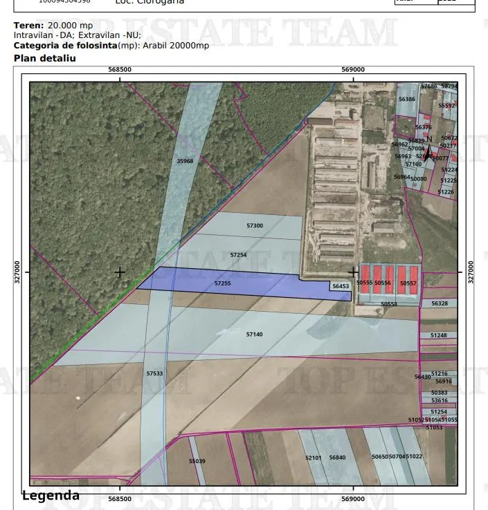 Land for Industrial/Logistics Complex with Facilities, A0 West Access, Ciorogarla - foto 1