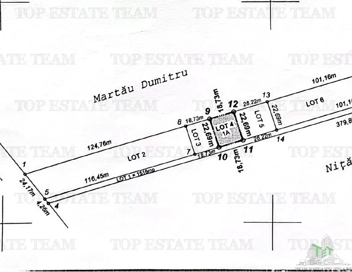 Land Plot 425 m² for Development, Gladiolelor Area, Sector 5 - foto 2