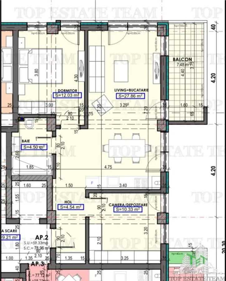 3-Bedroom Apartment in New Development - Bratianu, Constanta - foto 6