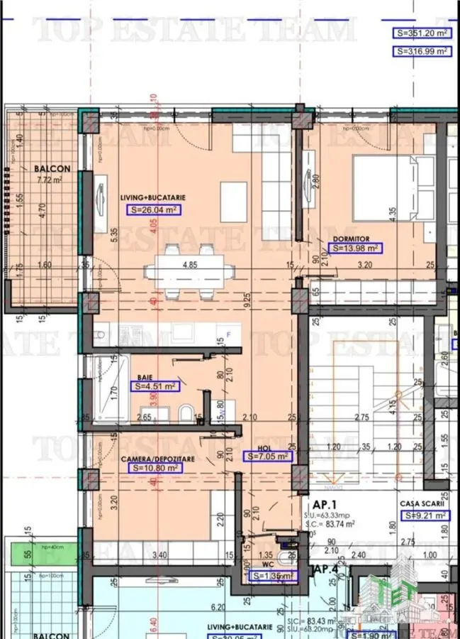 3-Bedroom Apartment in New Development – Bratianu, Constanta - foto 6