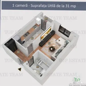 Premium Studio with Full Utilities, Militari Residence District - foto 7