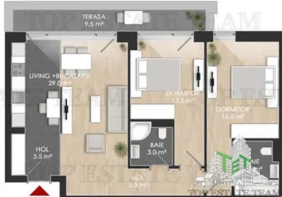 3-Bedroom Apartment with Underfloor Heating, Bucurestii Noi, Chitila - foto 11