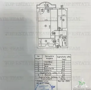 Studio for Sale, Domenii-Mihalache, 1983 Building, Lower Floor - foto 8