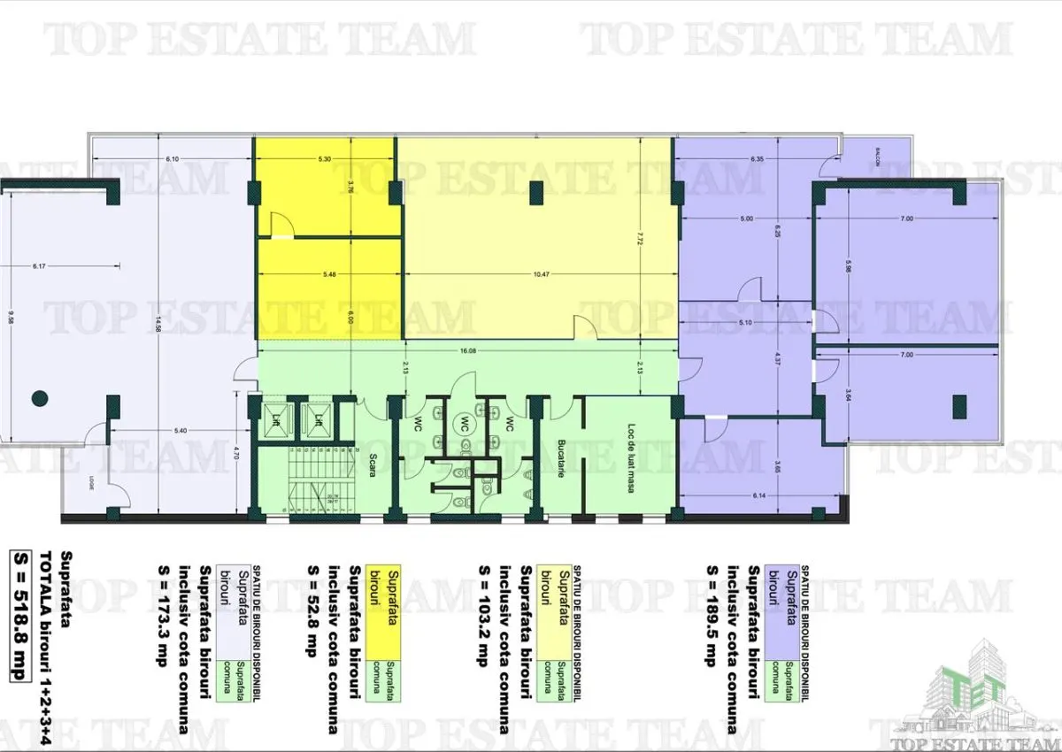 Office Space 518 sqm in Lujerului Area - foto 10