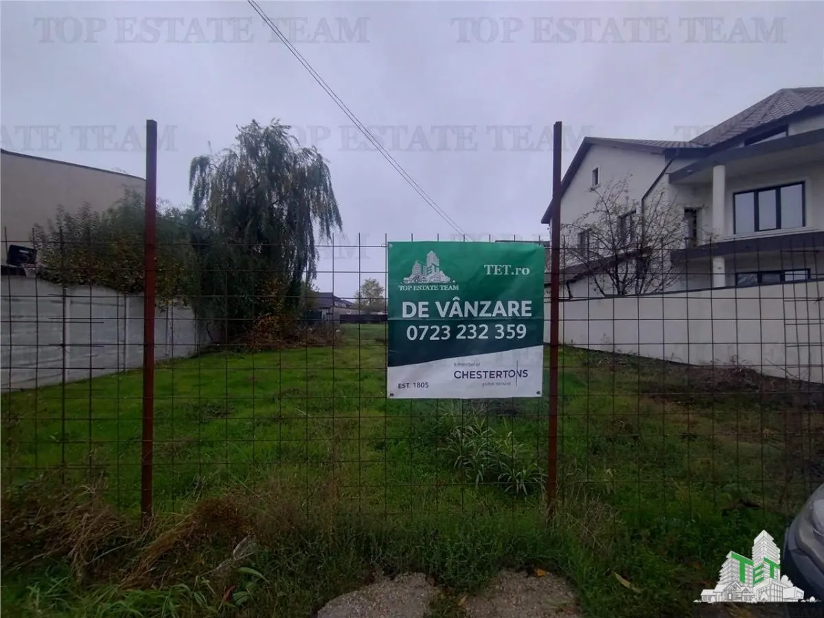 880 sqm Development Land, 2 x P+1 Houses, Approved Project, Berceni - foto 1