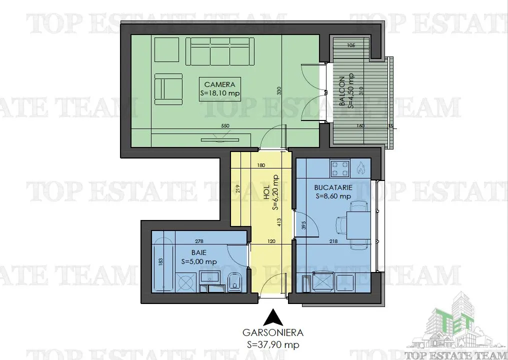 Spacious Studio, New Development, Prelungirea Ghencea, Bucharest - foto 2