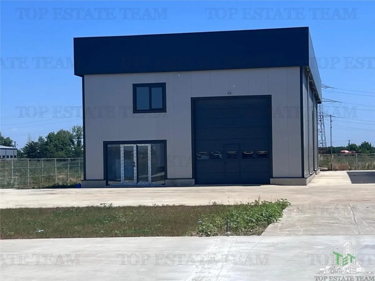 Industrial Hall, 1,024 sqm Land, 421 sqm Built, Solar Panels 46kW, Domnești - foto 1