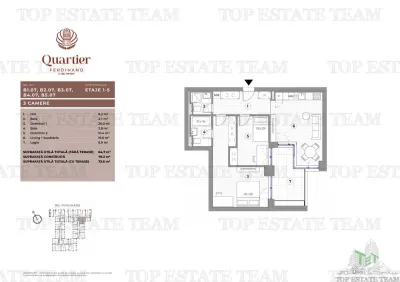 Three-Bedroom Apartment, Bd Ferdinand - foto 2