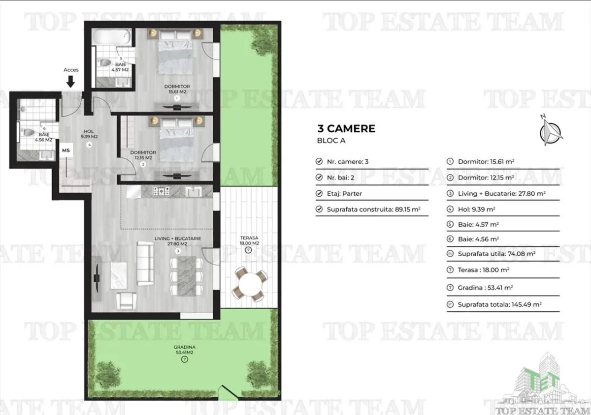 3-Bedroom Apartment for Sale in Doamna Ghica - foto 8