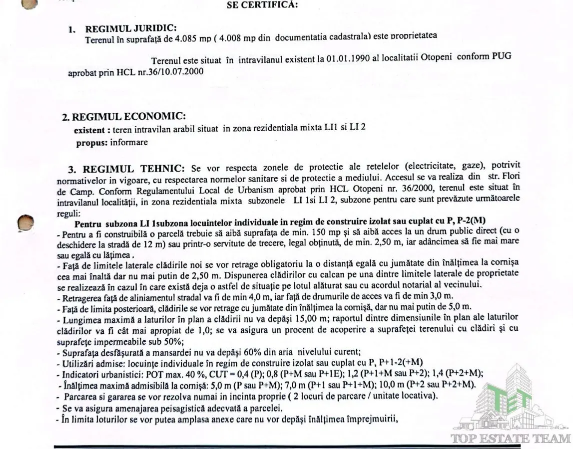 Land Sale 4,000 sqm Otopeni, DN1 - foto 4