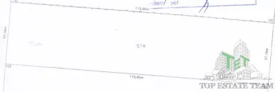 Land Plot 3,096 m² Otopeni – Road Frontage, 27m Width - foto 4