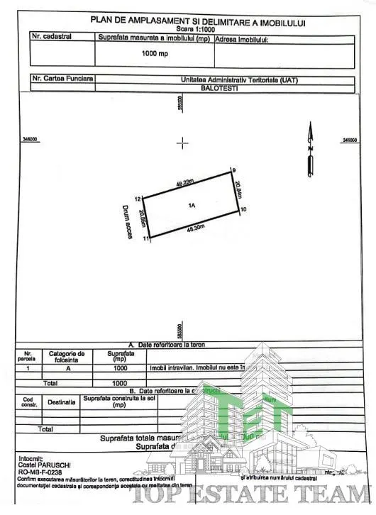 1,000 m² Plot Balotesti - Therme Area - foto 4