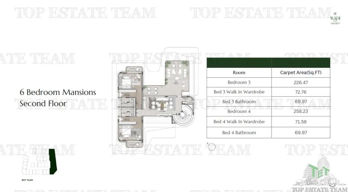 6-Bedroom Villa, Wadi Villas, Dubai - foto 13
